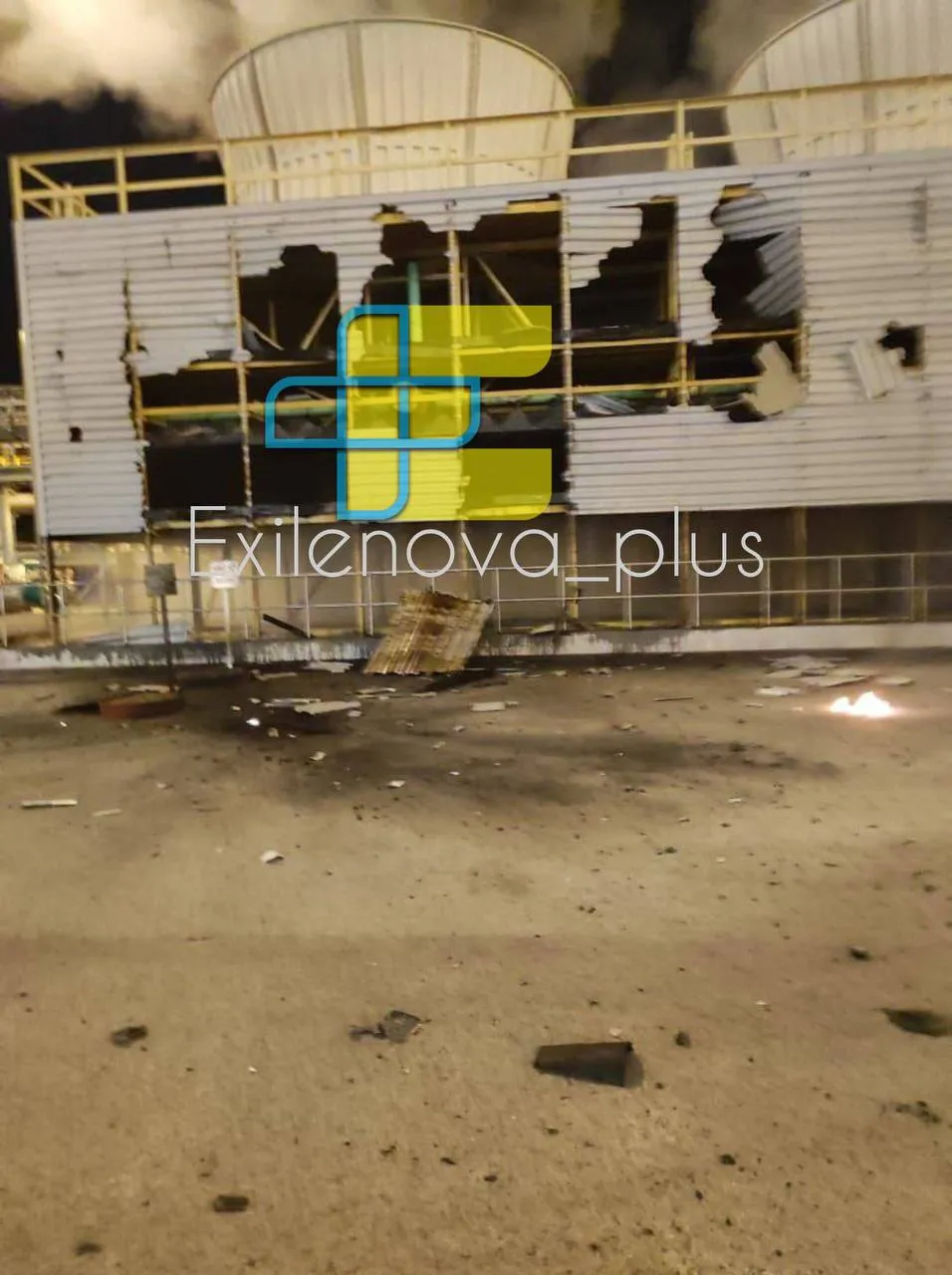 Наслідки вибуху на НПЗ в Тюмені Наслідки вибуху на НПЗ в Тюмені