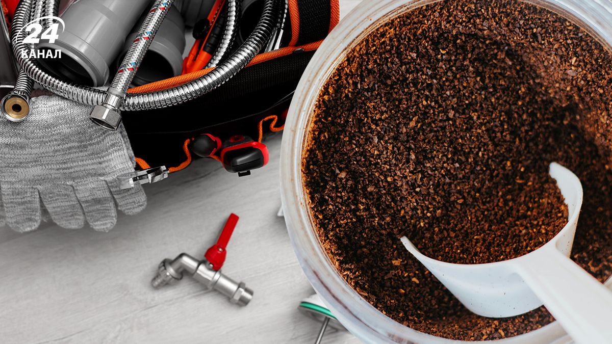 Кофейная гуща в раковине - как почистить трубы на кухне