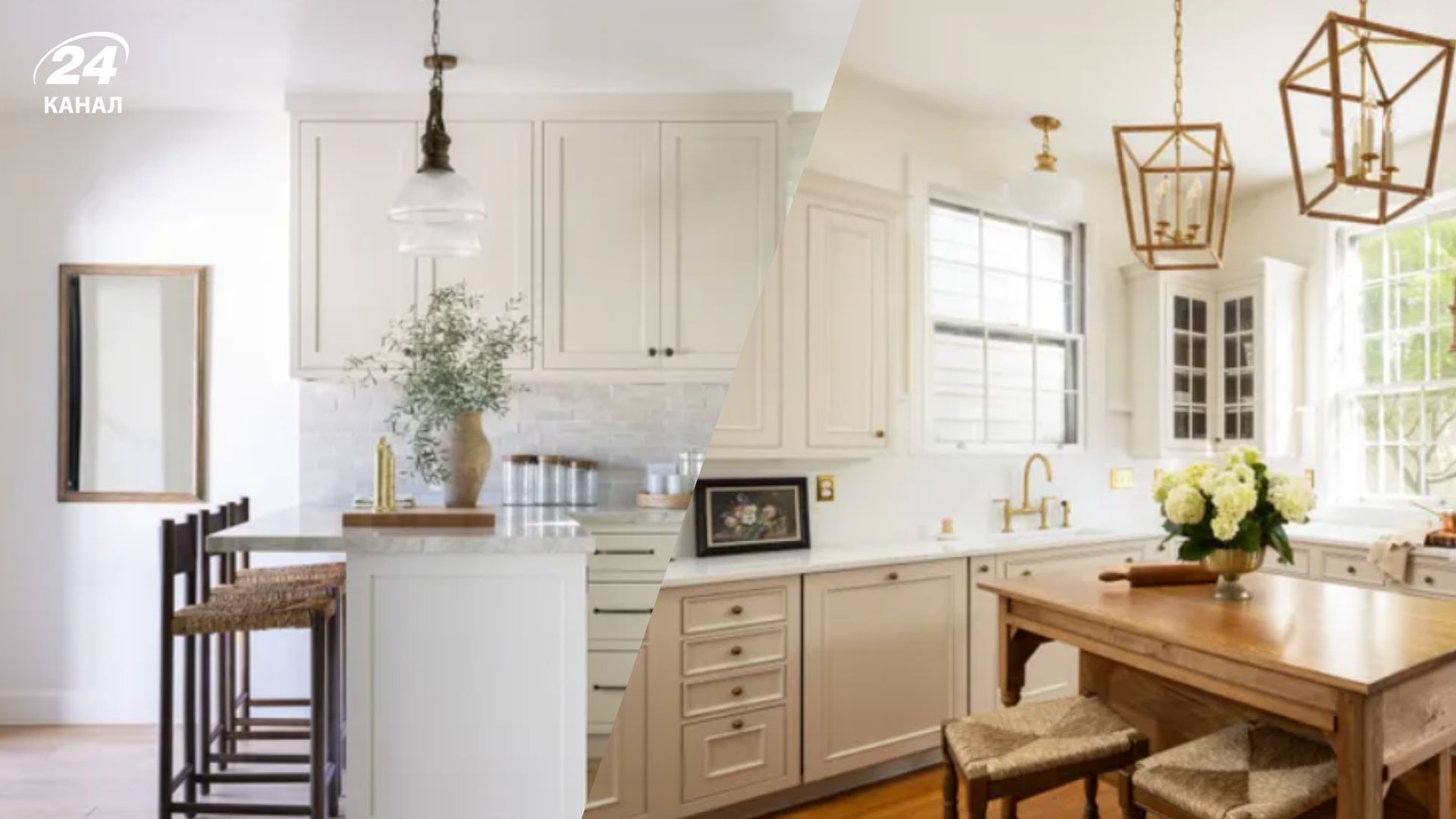 Однообразный дизайн обесцвечивает кухню Однообразный дизайн обесцвечивает кухню