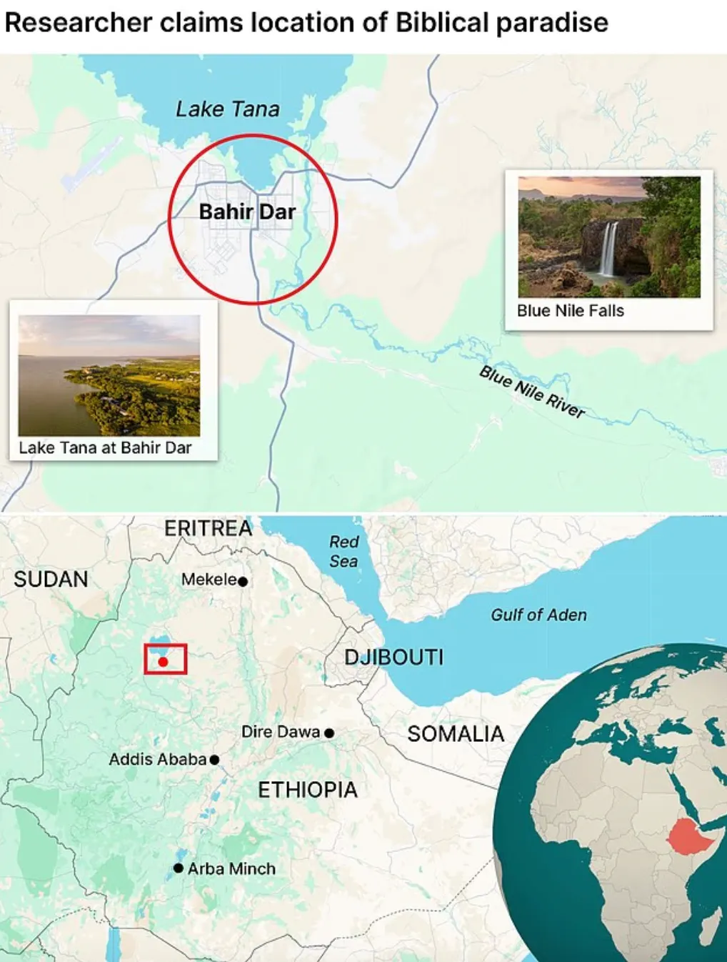 Едемський сад міг бути в Ефіопії через ландшафт та Блакитний Ніл Едемський сад міг бути в Ефіопії через ландшафт та Блакитний Ніл