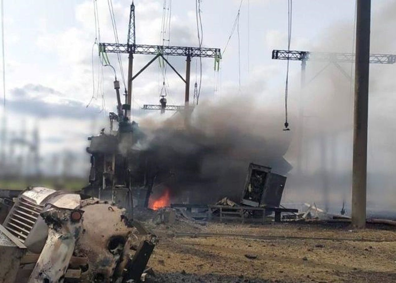 Через атаку на Прилуки немає світла Через атаку на Прилуки немає світла