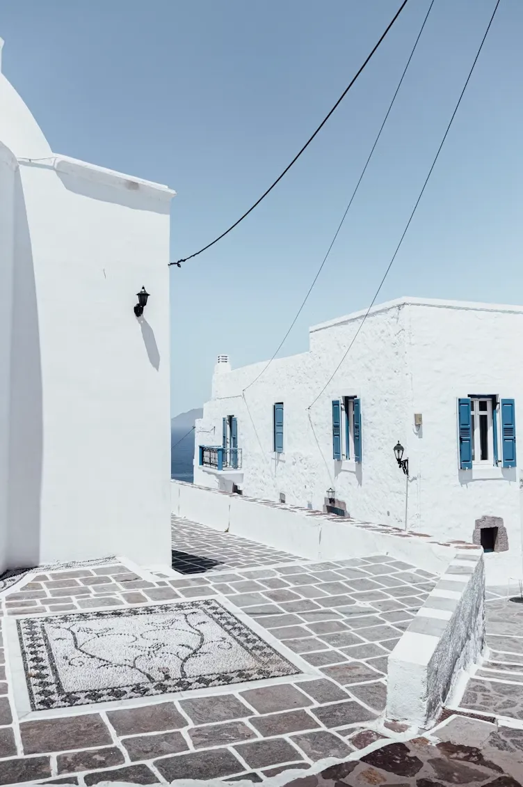 Живописные улочки Милоса