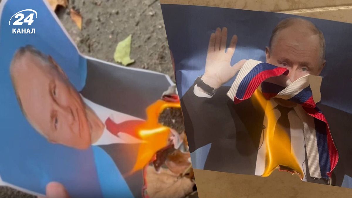 Как Путина поздравили с днем рождения на ВОТ Украины Как Путина поздравили с днем рождения на ВОТ Украины