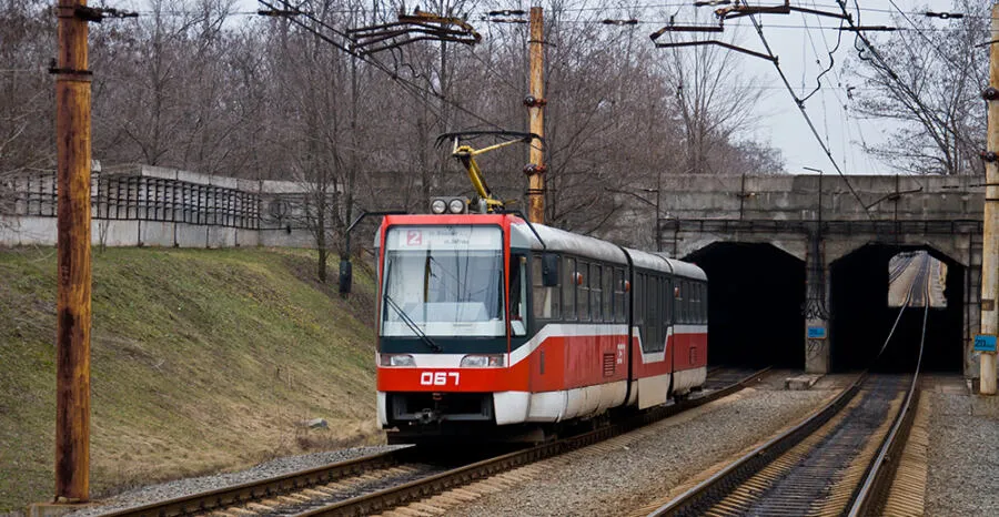 Скоростной трамвай Кривого Рога / фото Кривой Рог ПОСТ