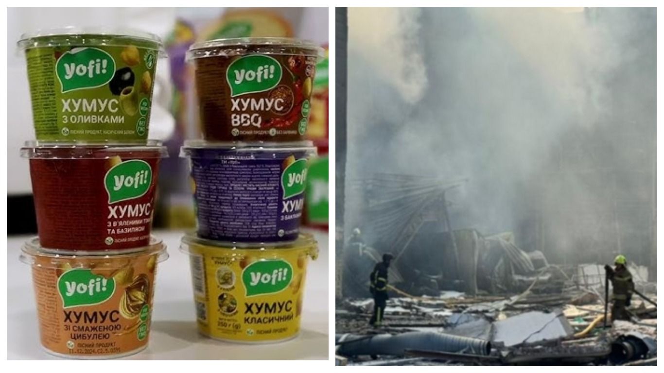 Хумус Yofi - виробнник зупинив роботу через російську атаку Хумус Yofi - виробнник зупинив роботу через російську атаку