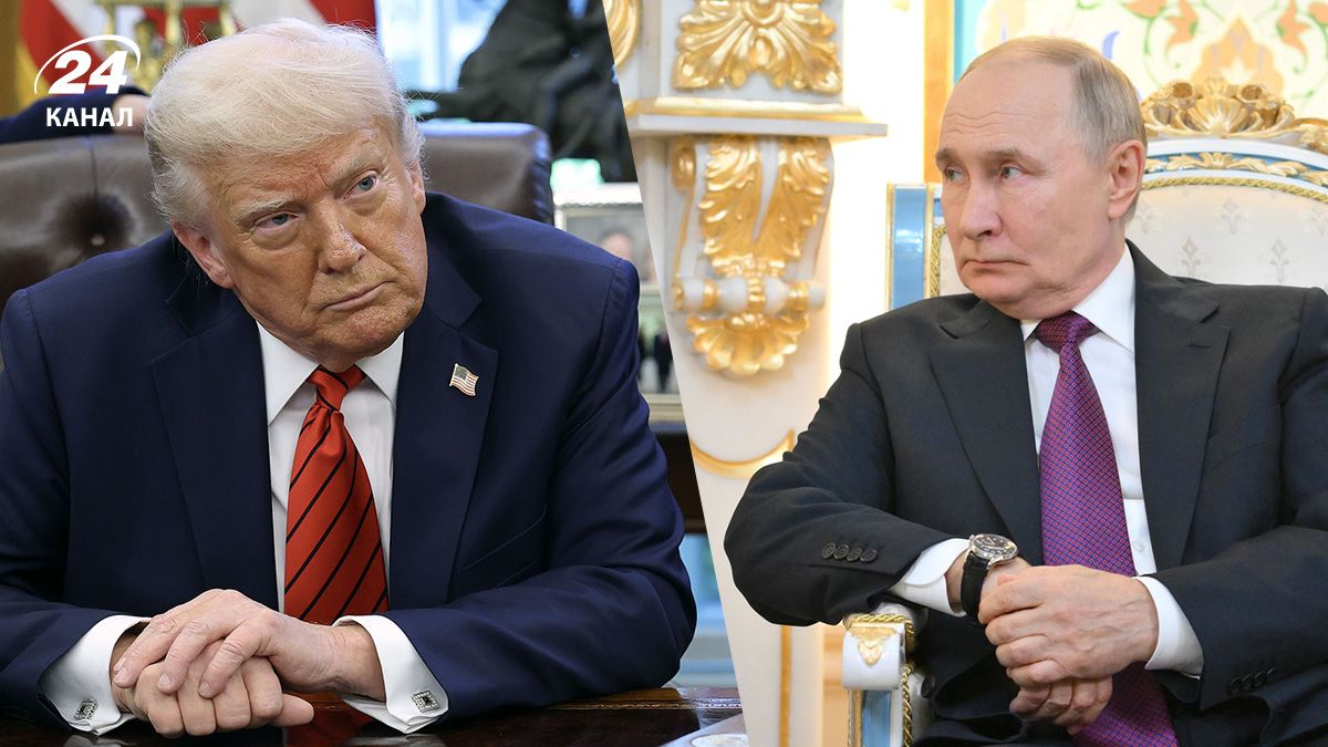 Президент США Дональд Трамп, російський диктатор Володимир Путін