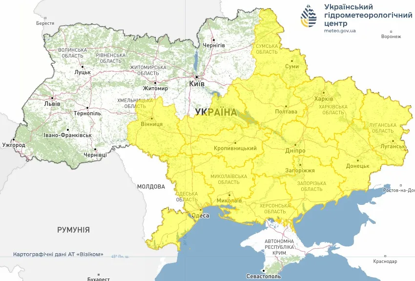 Заморозки 14 і 15 жовтня 2025 року