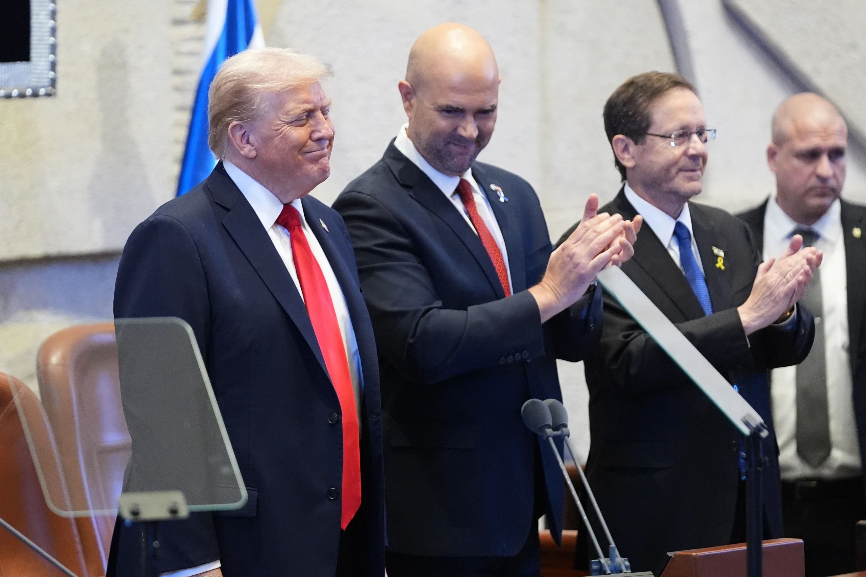 Як Трамп виступив у Кнесеті 13 жовтня Як Трамп виступив у Кнесеті 13 жовтня