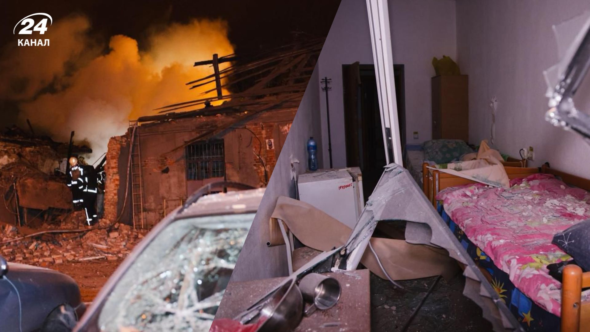 Россияне ночью атаковали городскую больницу в Харькове и объекты энергетики. Россияне ночью атаковали городскую больницу в Харькове и объекты энергетики.