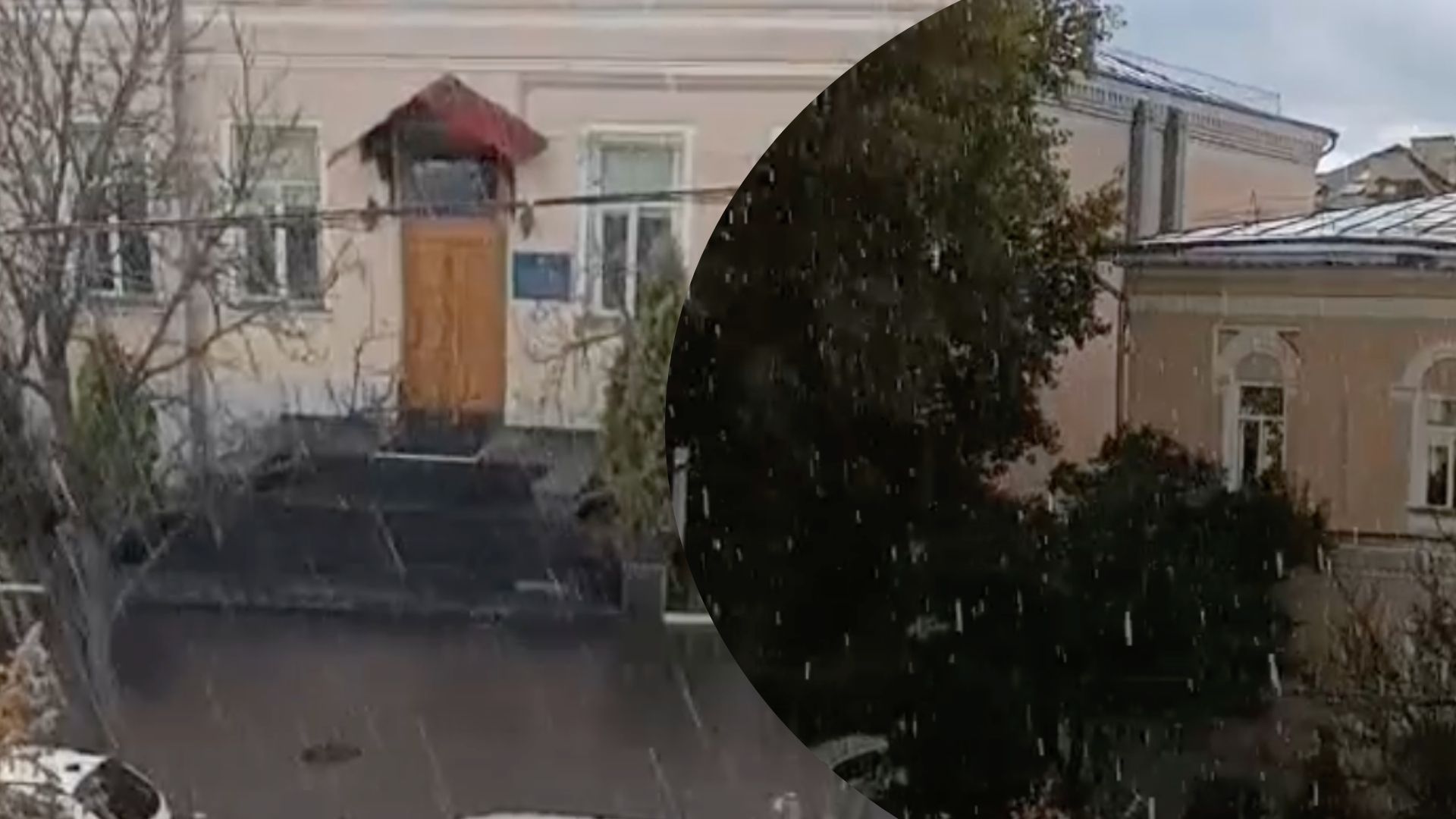 У Києві пішов мокрий сніг і град - 24 Канал