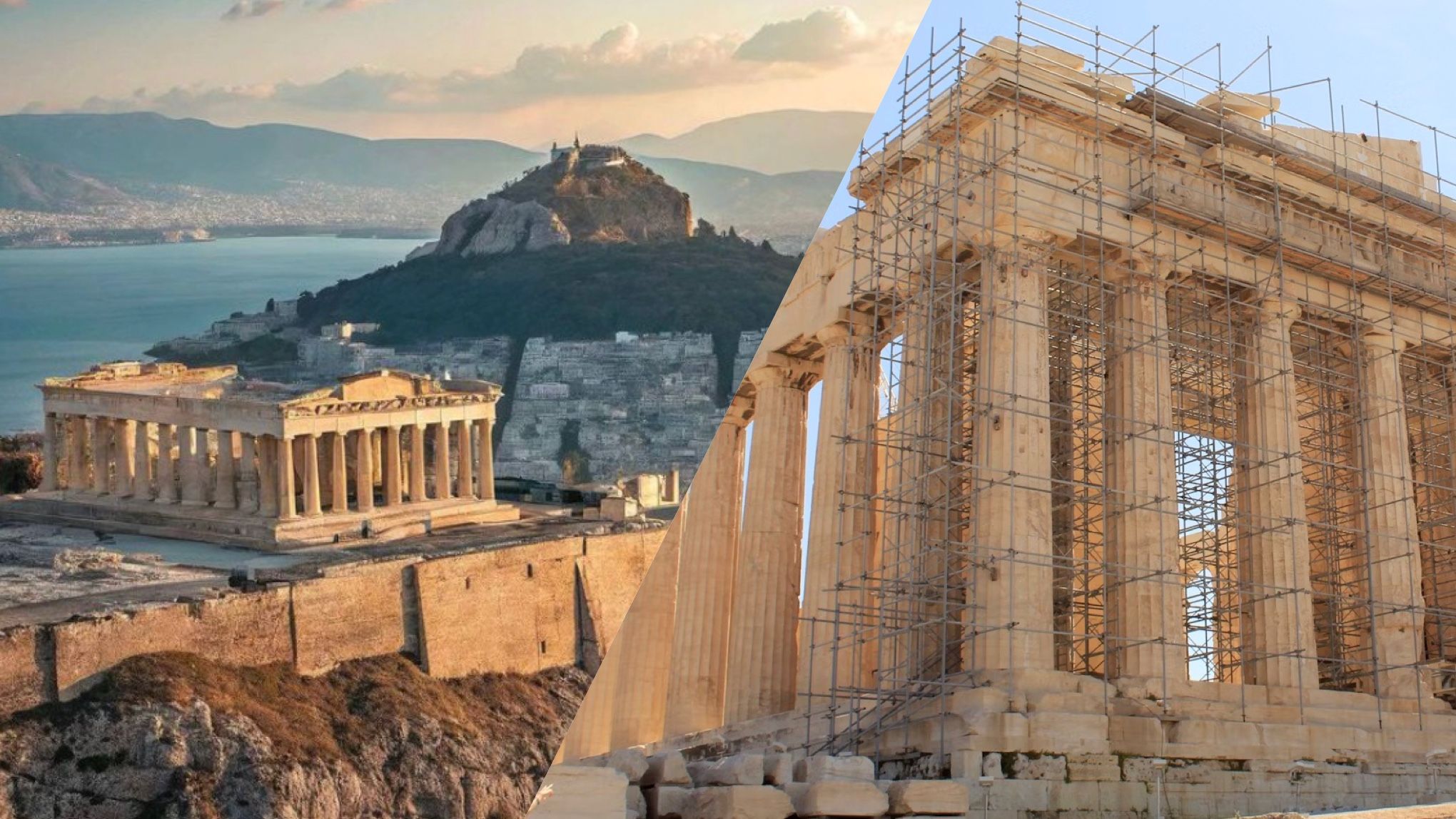 Грецький Парфенон зняли з риштувань Грецький Парфенон зняли з риштувань