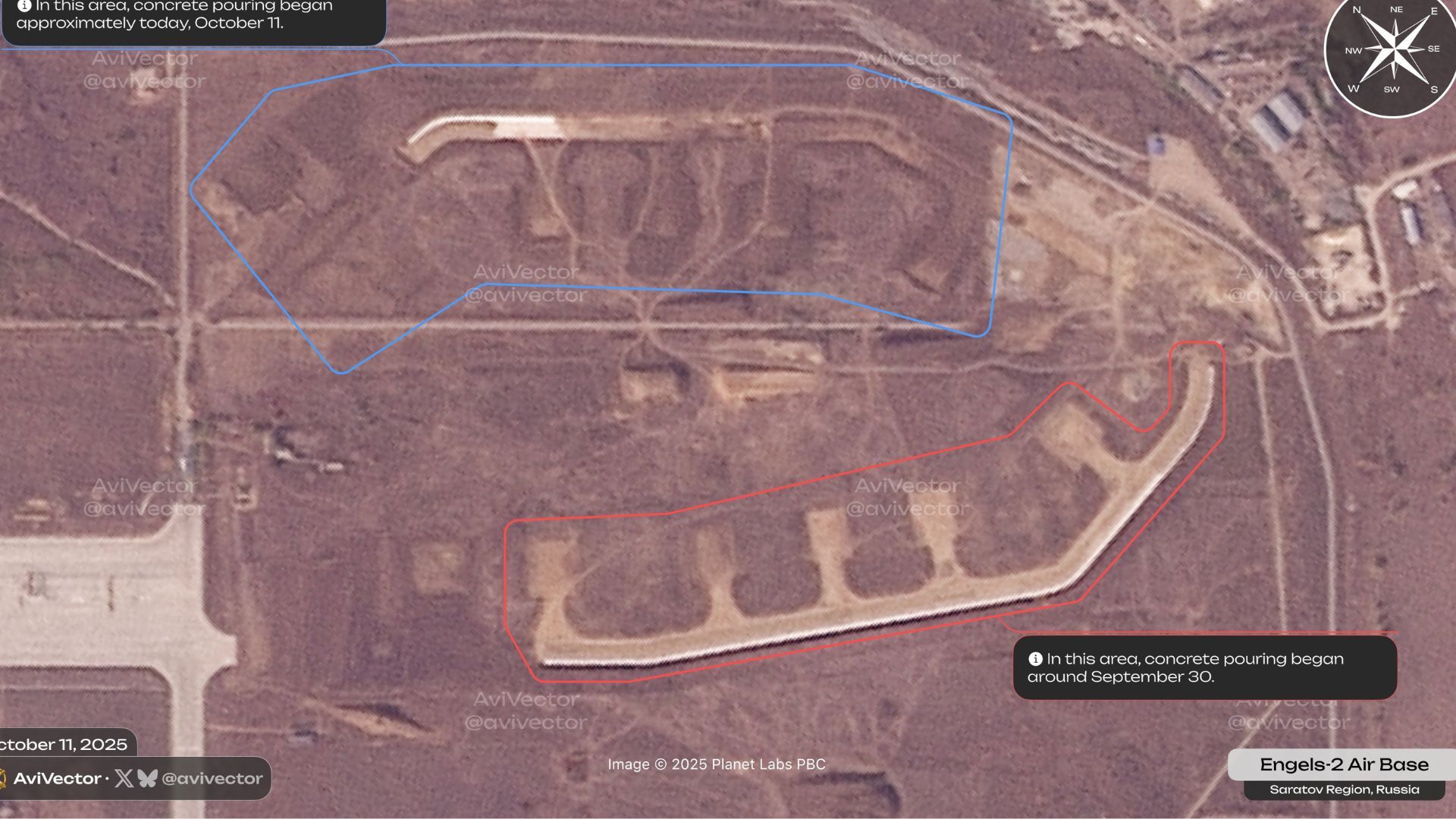 Аэродром Энгельс-2 расширяют - спутниковые снимки - новости Украины - 24 Канал Аэродром Энгельс-2 расширяют - спутниковые снимки - новости Украины - 24 Канал