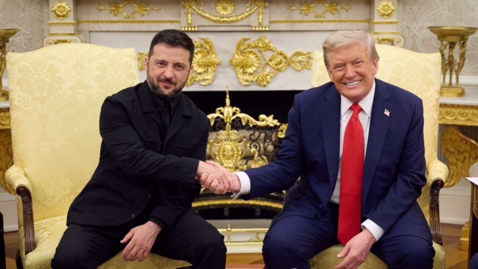 Зустріч Трампа й Зеленського за зачиненими дверима затягнулася Зустріч Трампа й Зеленського за зачиненими дверима затягнулася