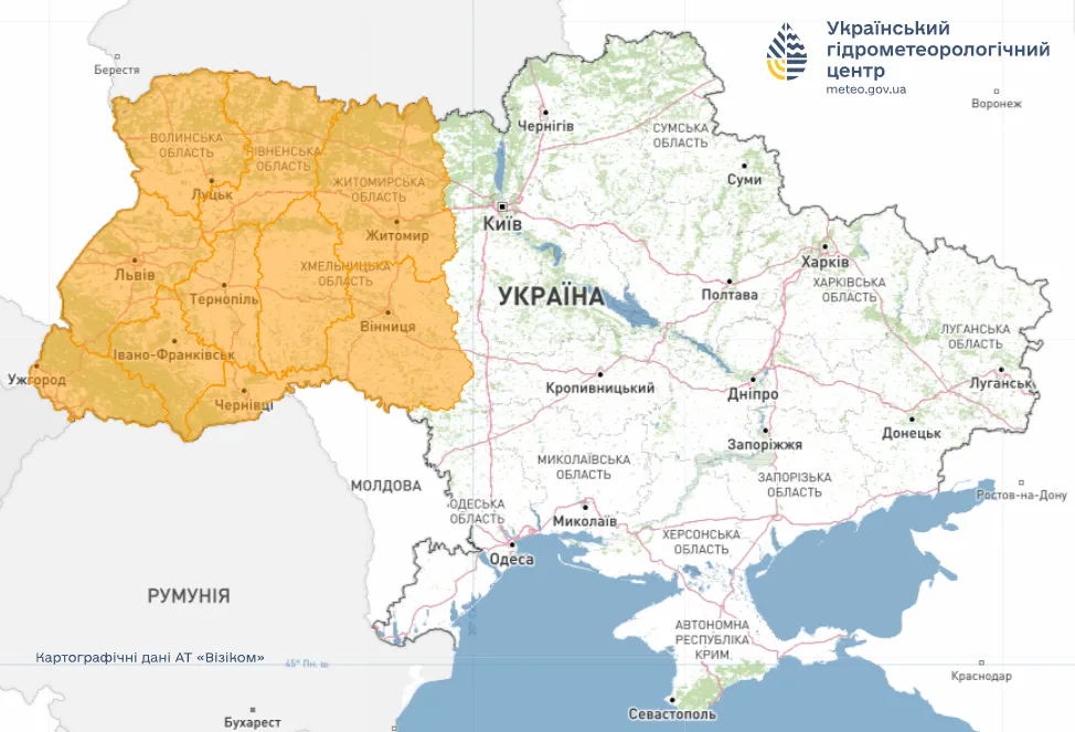 Заморозки в Украине