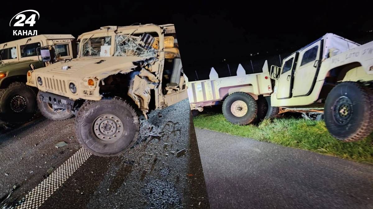 Авария в Польше с участием военной техники - 24 Канал Авария в Польше с участием военной техники - 24 Канал