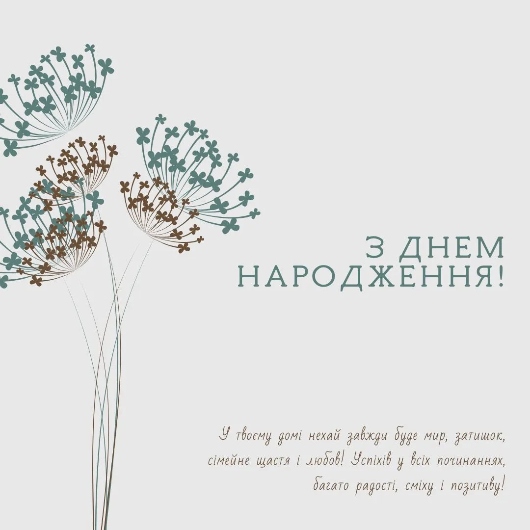 Привітання з днем народження Привітання з днем народження