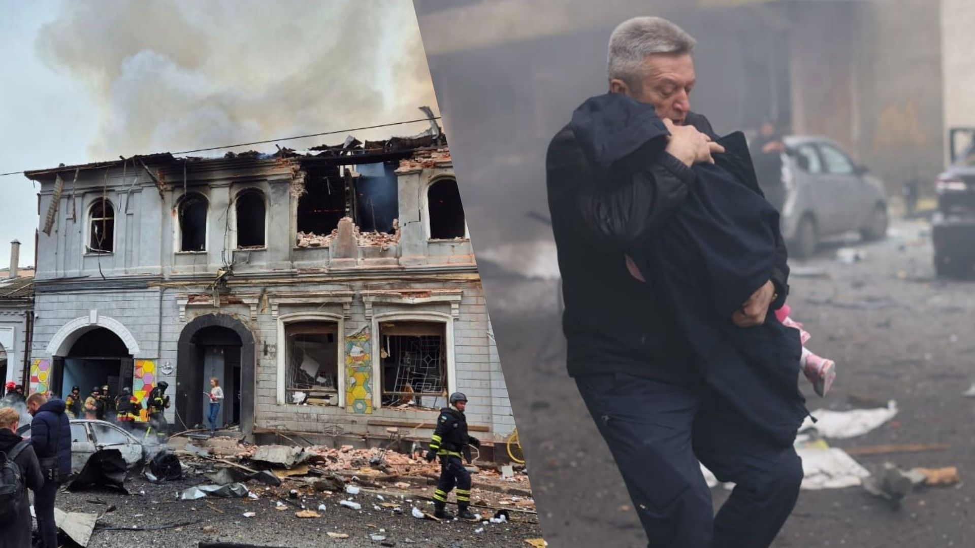 Другий поверх повністю склався, триває пожежа, – Терехов про удар по дитсадку в Харкові - 24 Канал Другий поверх повністю склався, триває пожежа, – Терехов про удар по дитсадку в Харкові - 24 Канал