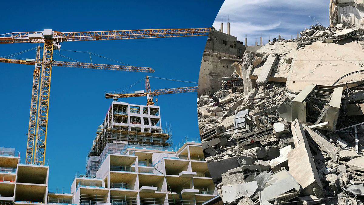 Отстройка дорог в Украине – технология бетона из строительного мусора Отстройка дорог в Украине – технология бетона из строительного мусора