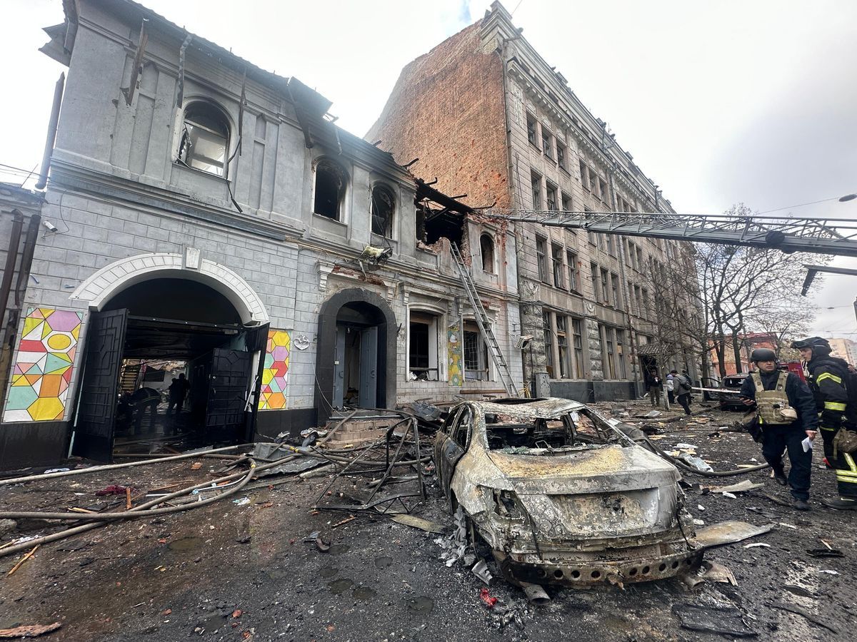 Россияне атаковали детский сад в Харькове Россияне атаковали детский сад в Харькове