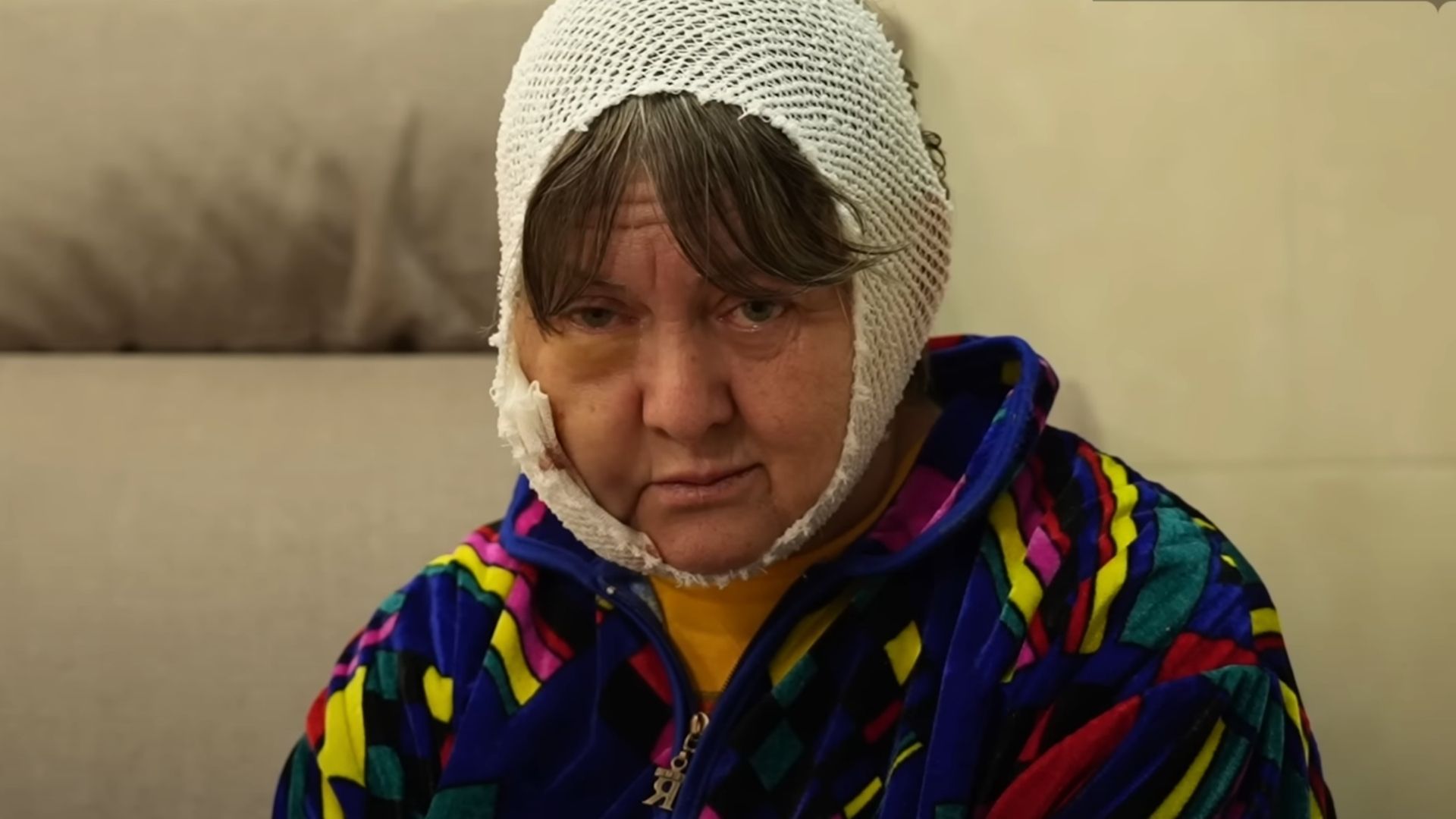 Ольга - раненая жительница Звановки, родственников которой убили россияне