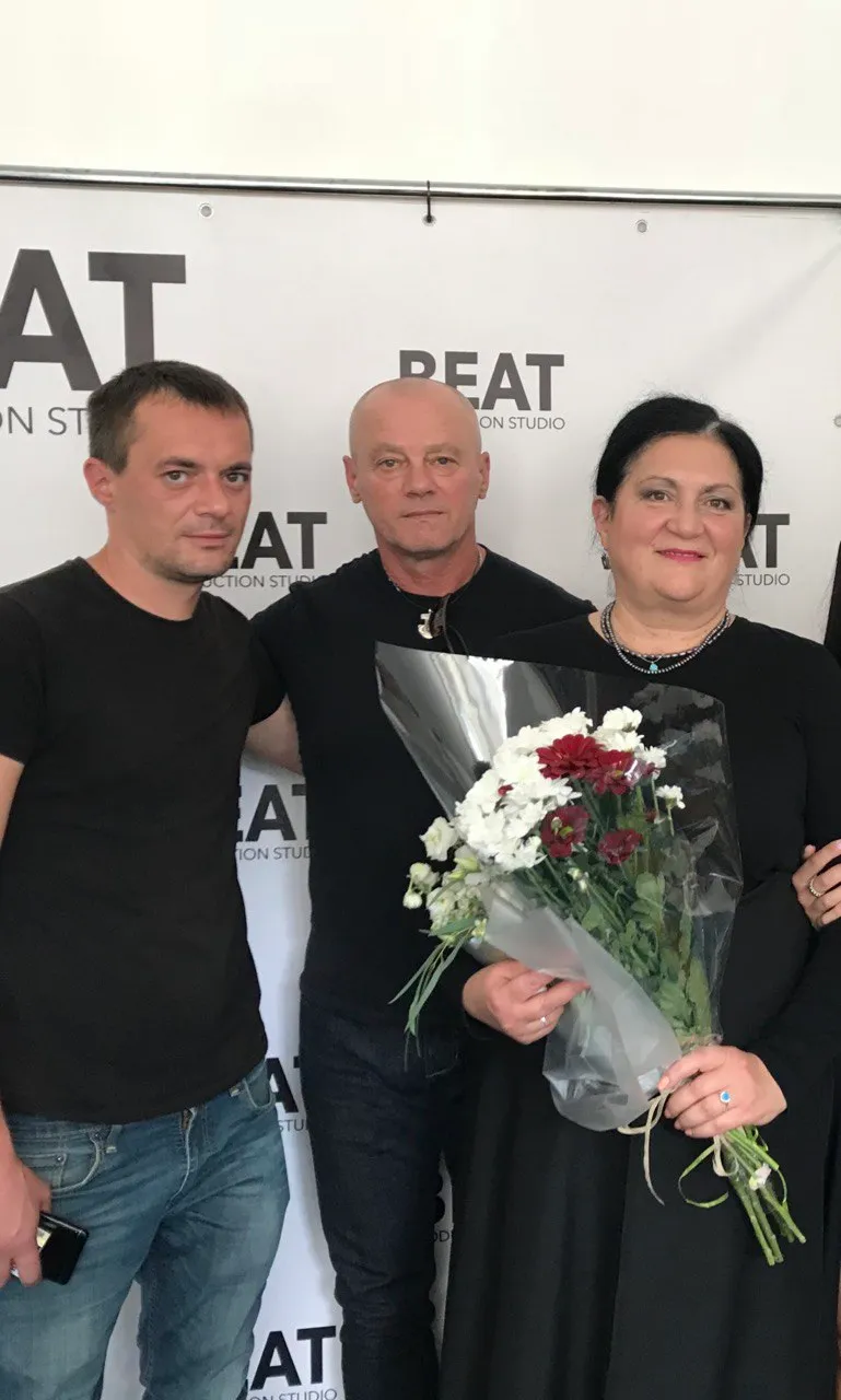 Роман Сопин с родителями Роман Сопин с родителями