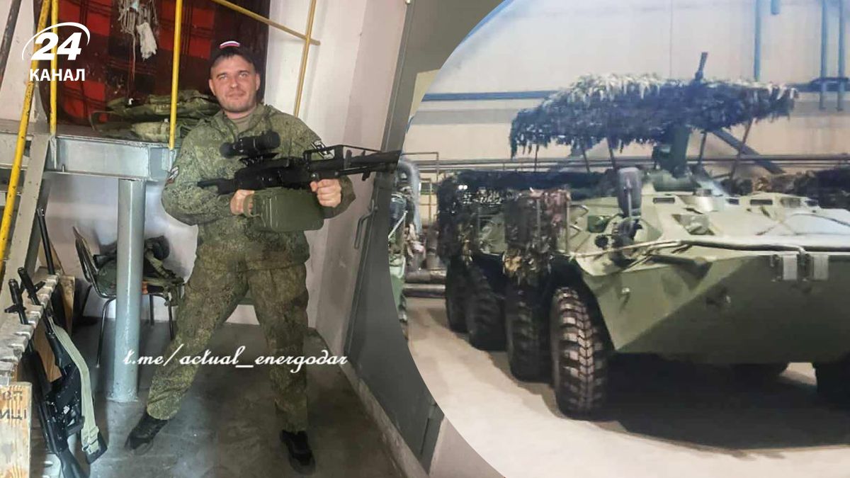 Російська армія базує в машзалах окупованої ЗАЕС бронетехніку Російська армія базує в машзалах окупованої ЗАЕС бронетехніку