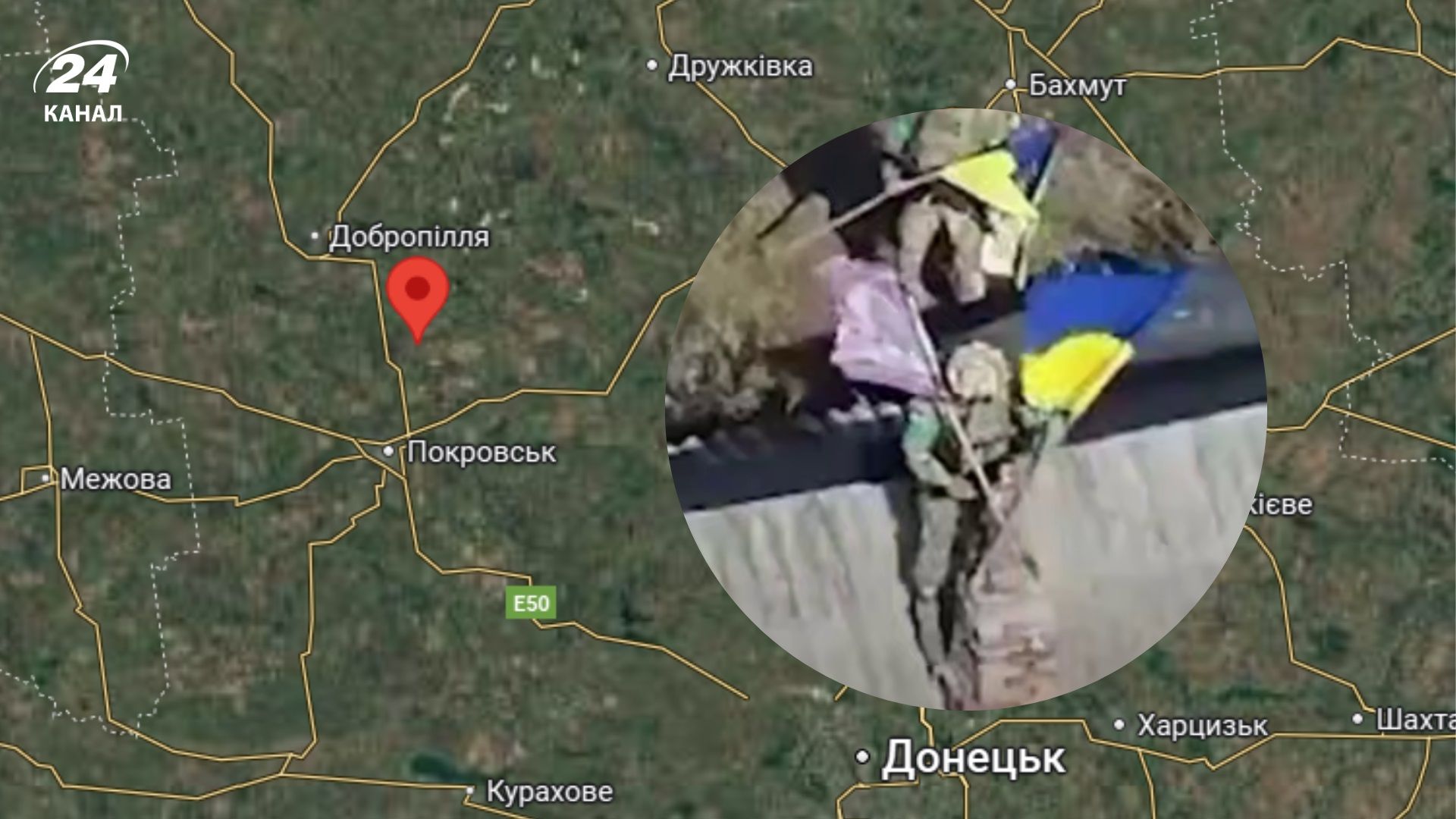 Сухецьке на карті - 24 Канал Сухецьке на карті - 24 Канал