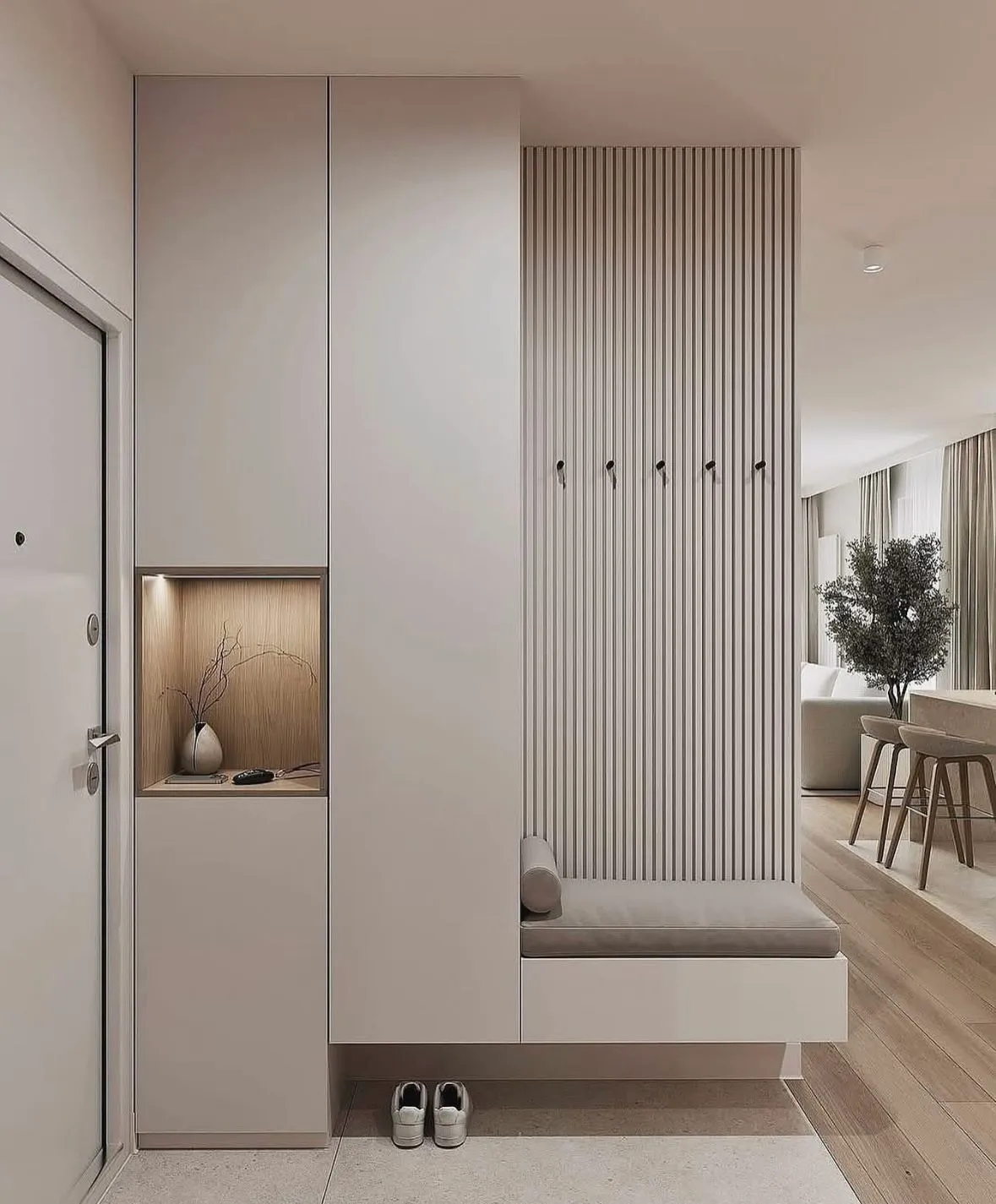 Важно упорядочить пространство в коридоре Важно упорядочить пространство в коридоре