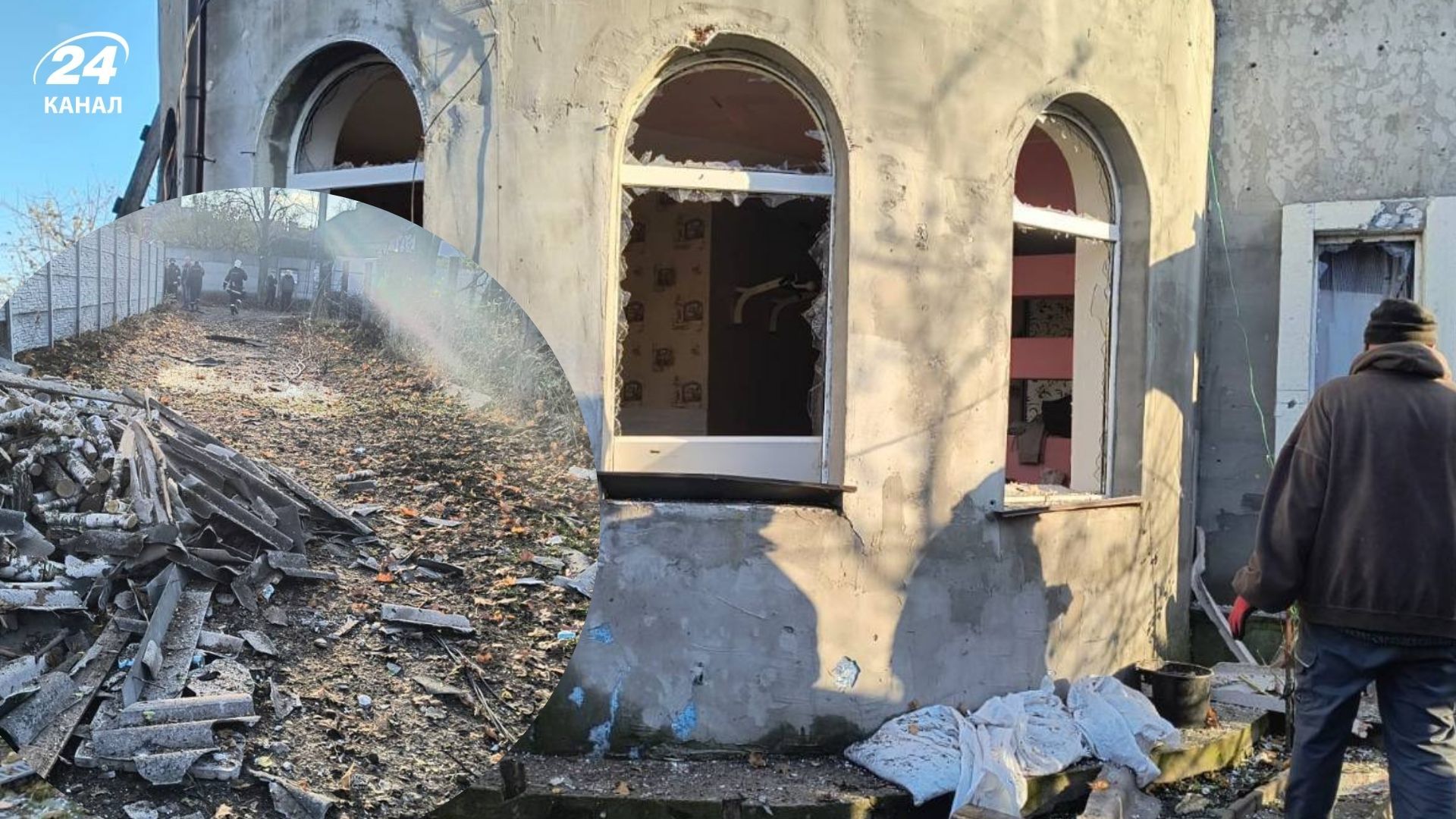 В Чернигове дрон упал возле дома В Чернигове дрон упал возле дома