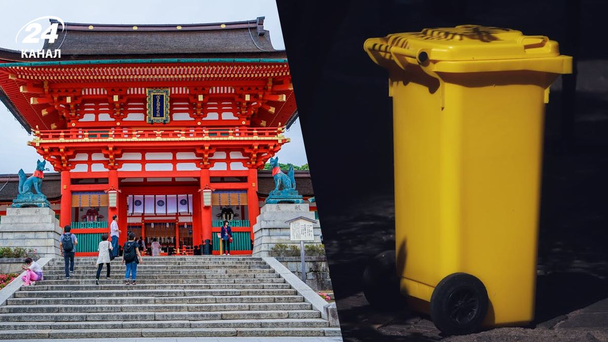 В Японии очень мало мусорников