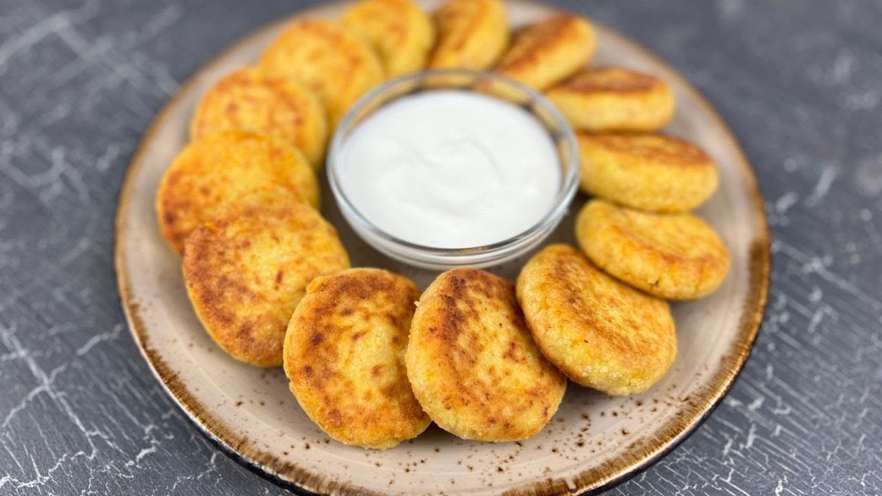 Наслаждаемся тыквенными сырниками из тыквы