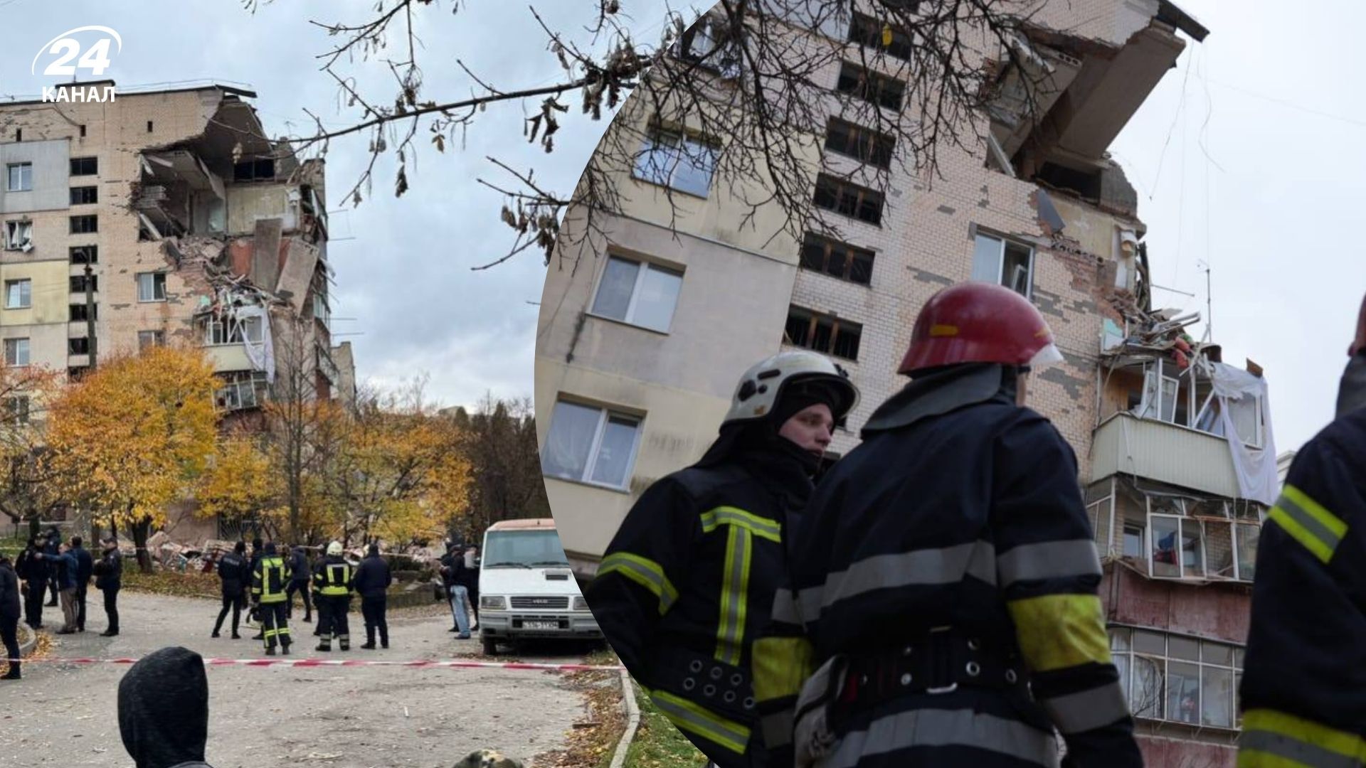 В Хмельницком продолжают операцию на месте взрыва газа