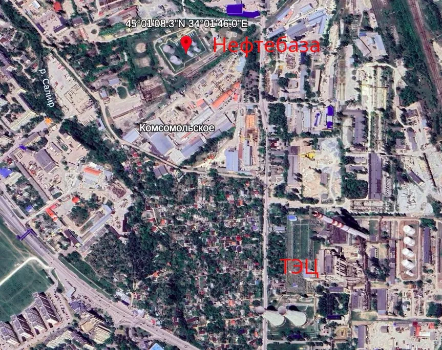 Дроны атаковали нефтебазу в Крыму Дроны атаковали нефтебазу в Крыму