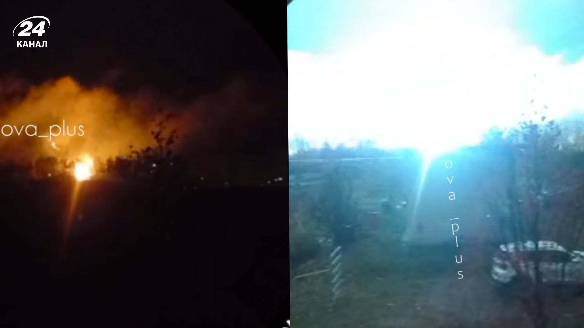 У Вигоничах в Росії палав важливий енергооб'єкт У Вигоничах в Росії палав важливий енергооб'єкт