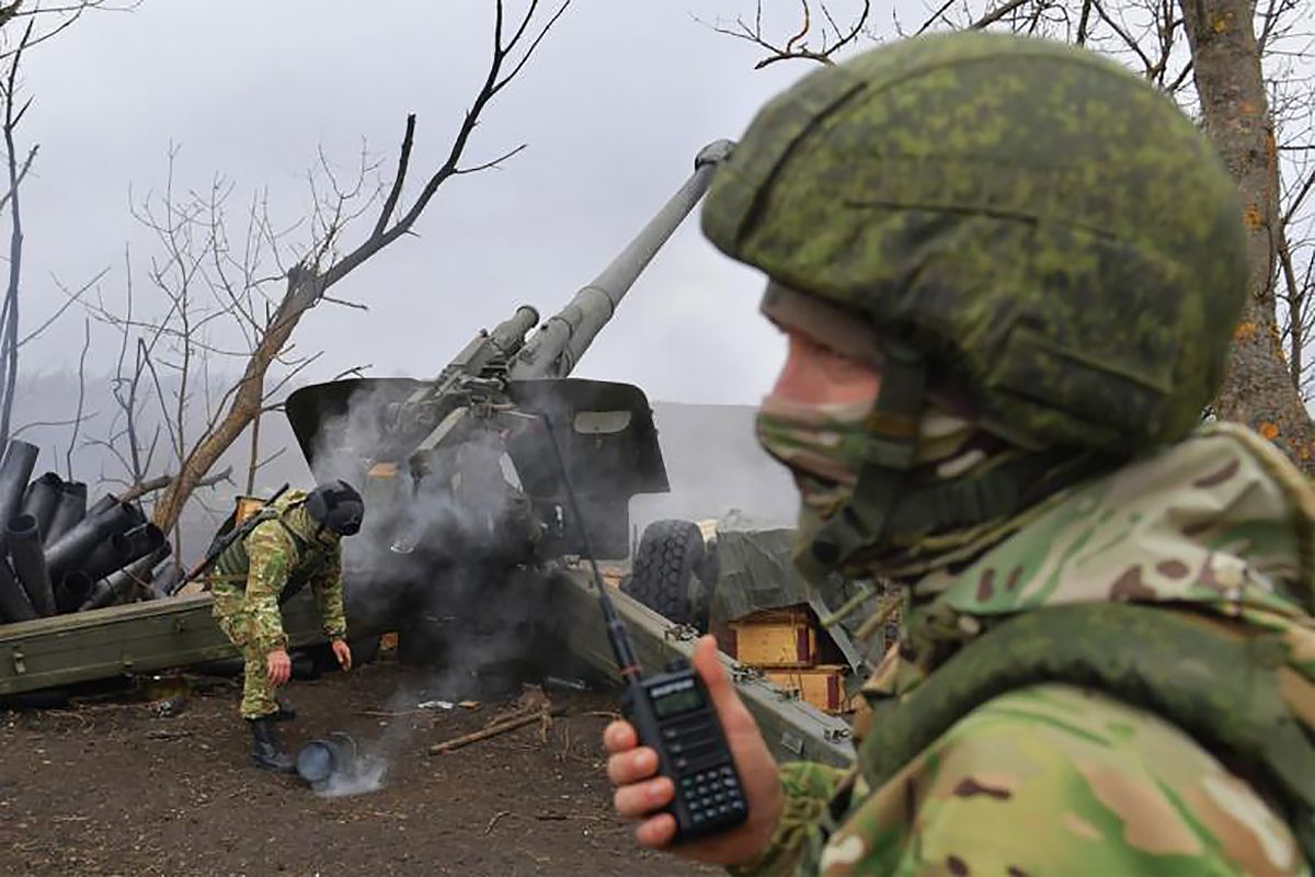 Російські артилеристи Російські артилеристи