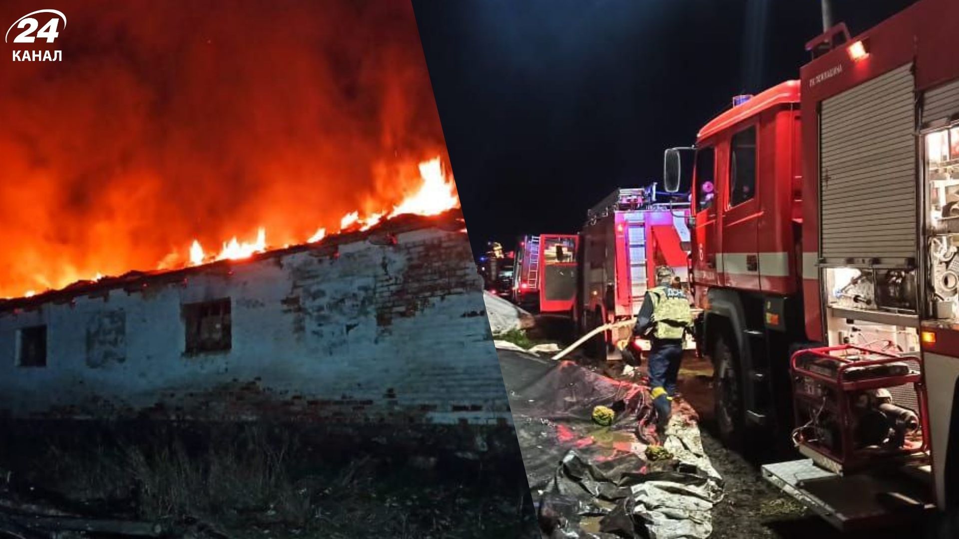 Повреждения после атаки в Черкасской области Повреждения после атаки в Черкасской области