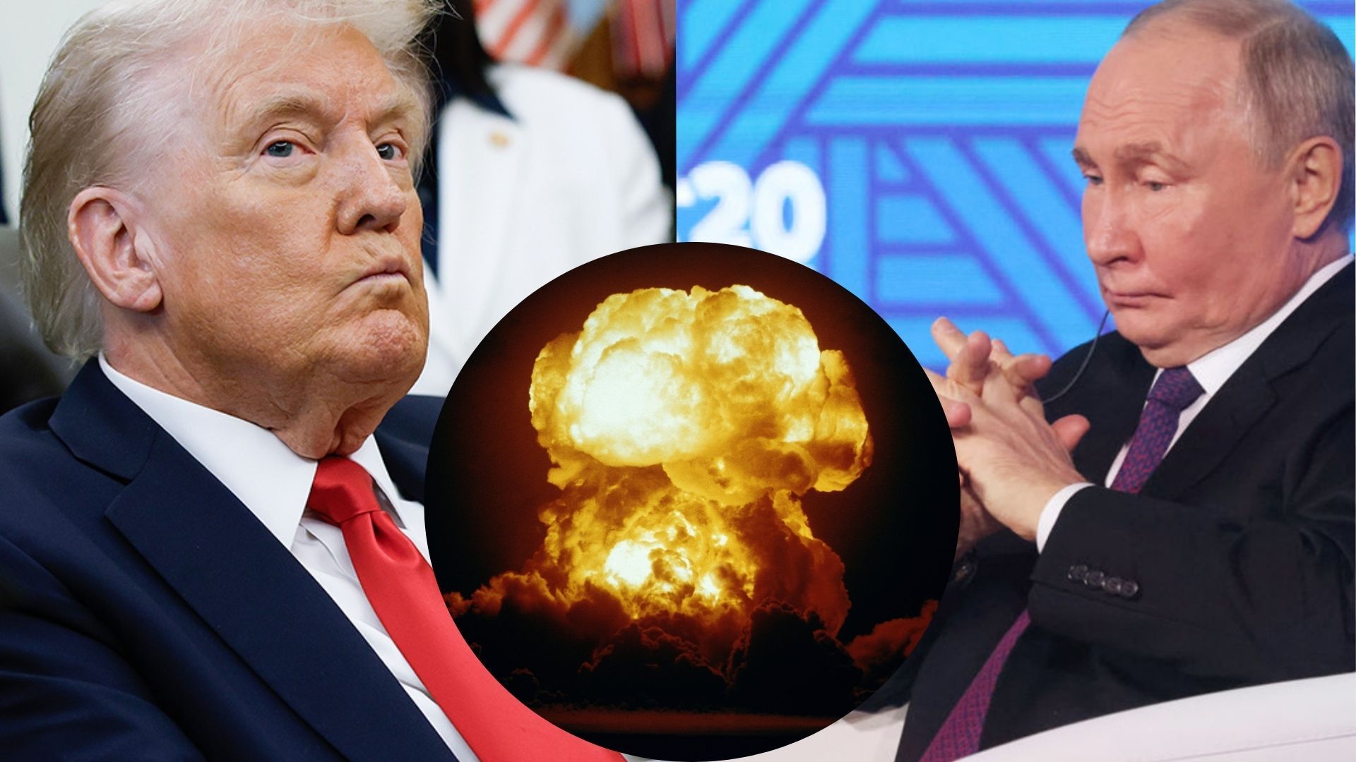 Обмен ядерными угрозами между Трампом и Путиным Обмен ядерными угрозами между Трампом и Путиным