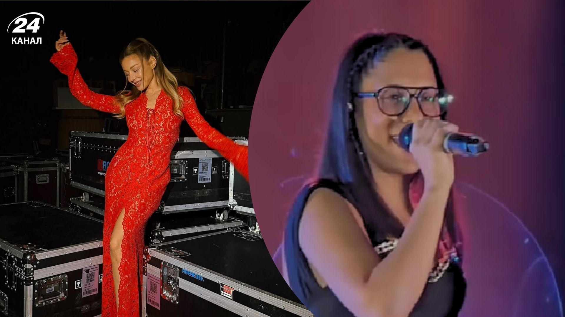 Тіна Кароль з фанаткою з Італії Тіна Кароль з фанаткою з Італії