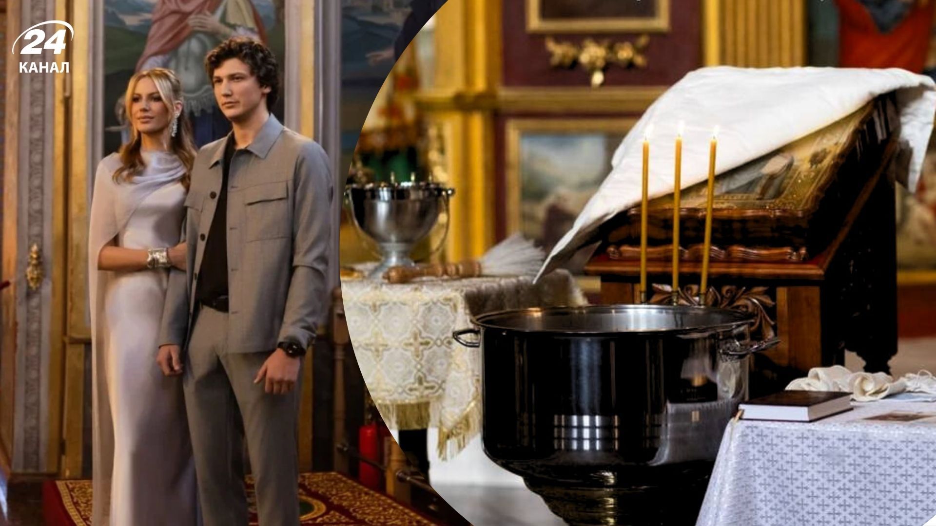 Леся Нікітюк похрестила сина Леся Нікітюк похрестила сина