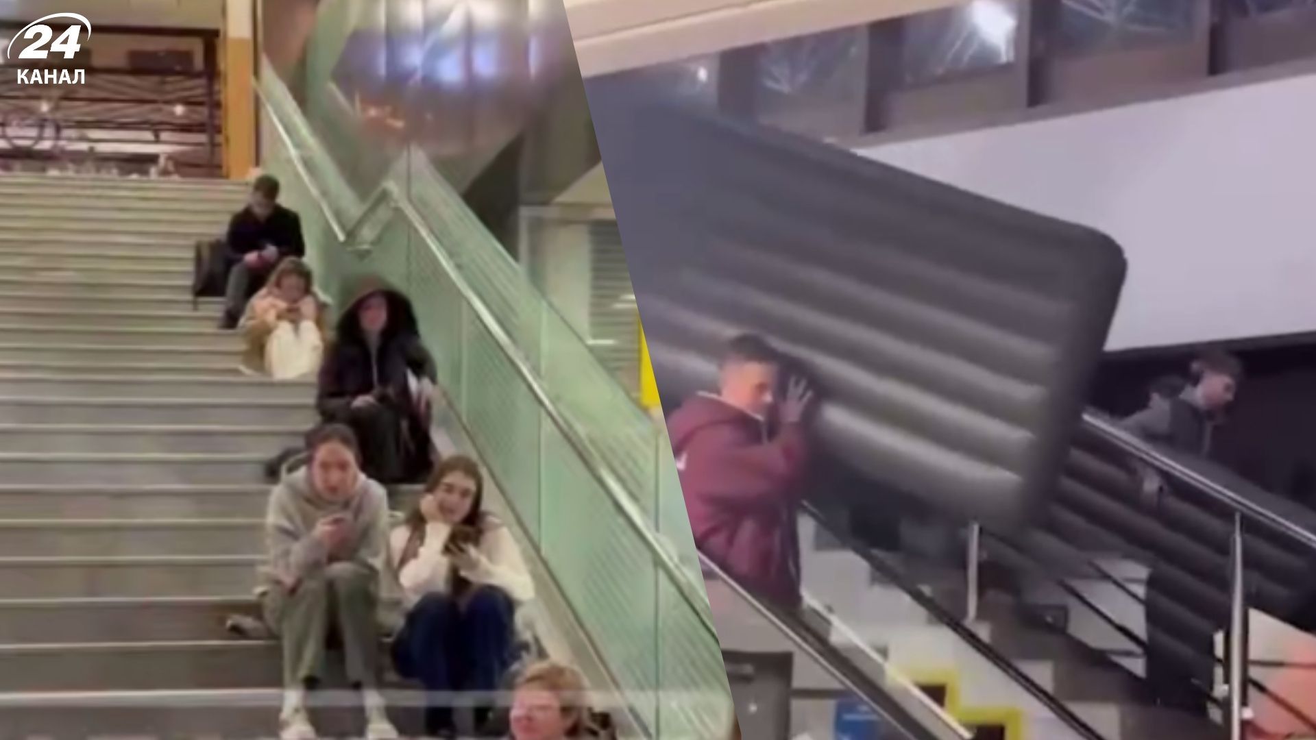 В аэропортах России – коллапс из-за ночной атаки: люди спали на надувных матрасах или лестницах - 24 Канал В аэропортах России – коллапс из-за ночной атаки: люди спали на надувных матрасах или лестницах - 24 Канал