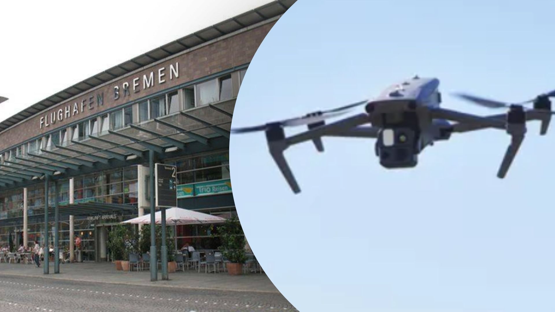 Невідомий дрон літав над аеропортом Бремена