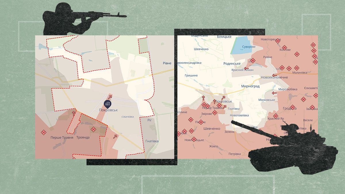 Как изменилась линия фронта за неделю