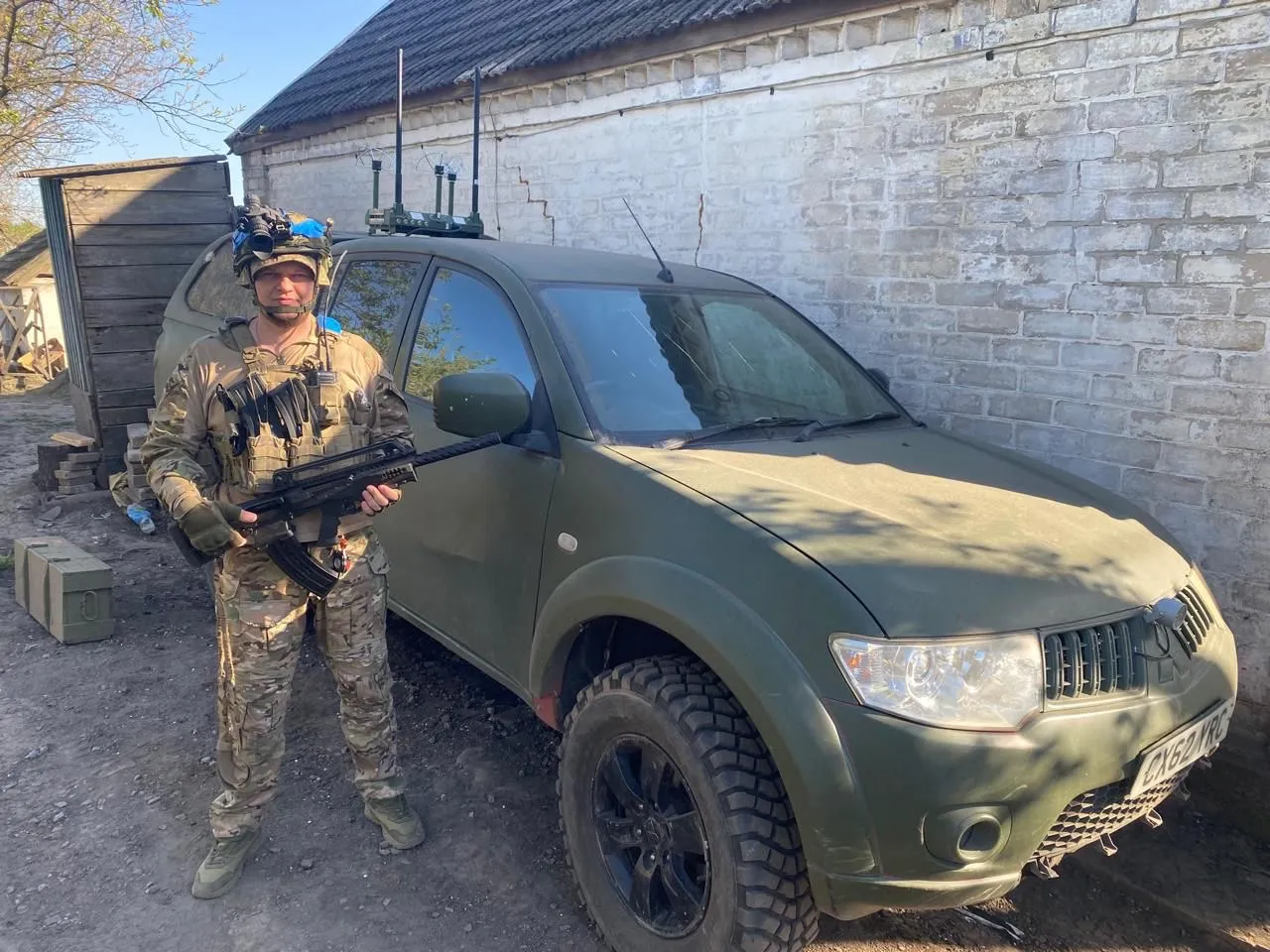 Сергій Юхименко на фронті