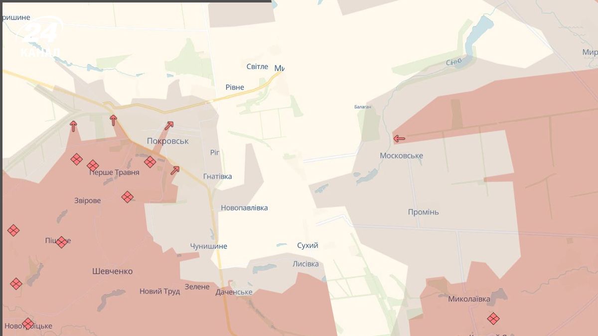 У Покровську є 4 просування росіян, 1 - в бік Мирнограда, - Deep State - 24 Канал У Покровську є 4 просування росіян, 1 - в бік Мирнограда, - Deep State - 24 Канал