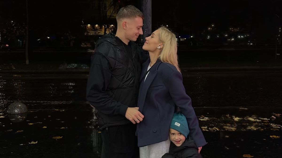 Бражко с Квитковой и ее сыном Львом