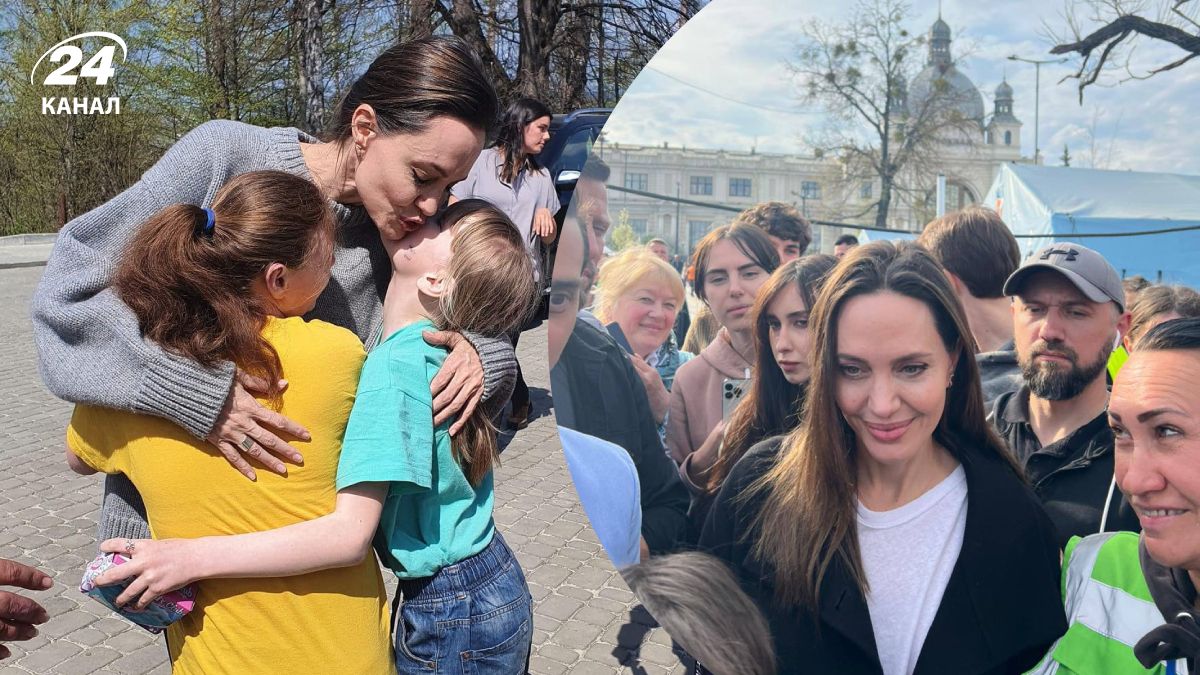 Анджелина Джоли в Украине