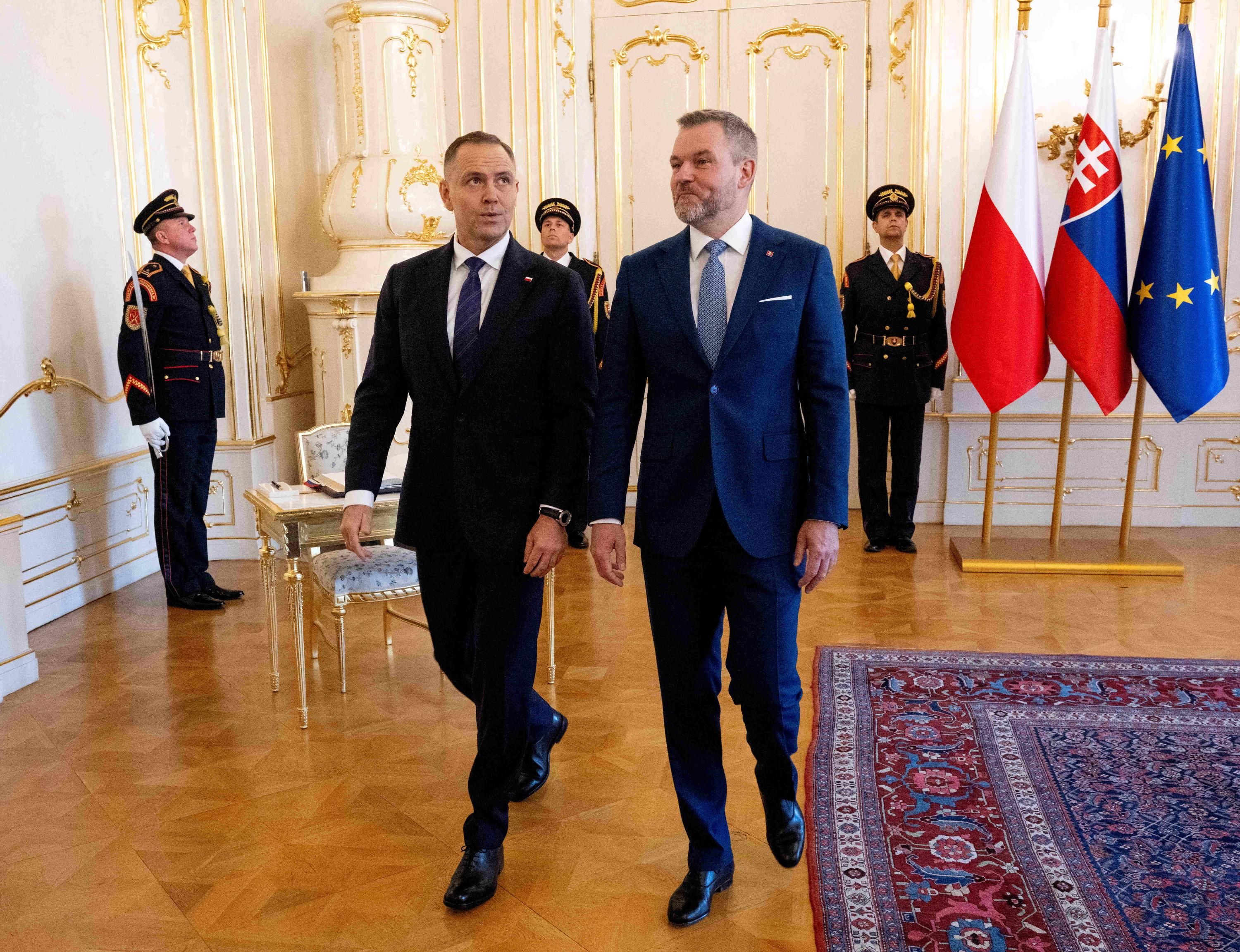 Петер Пеллегрини и Кароль Навроцкий обсудили поставки газа Петер Пеллегрини и Кароль Навроцкий обсудили поставки газа