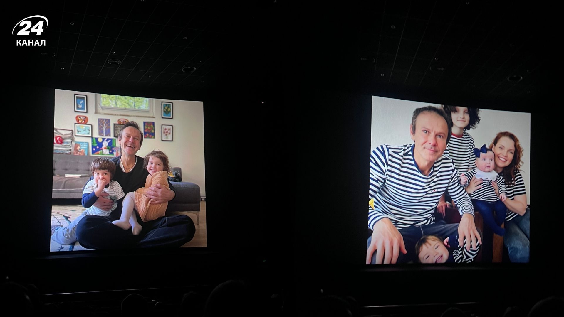 Святослав Вакарчук с детьми и женой