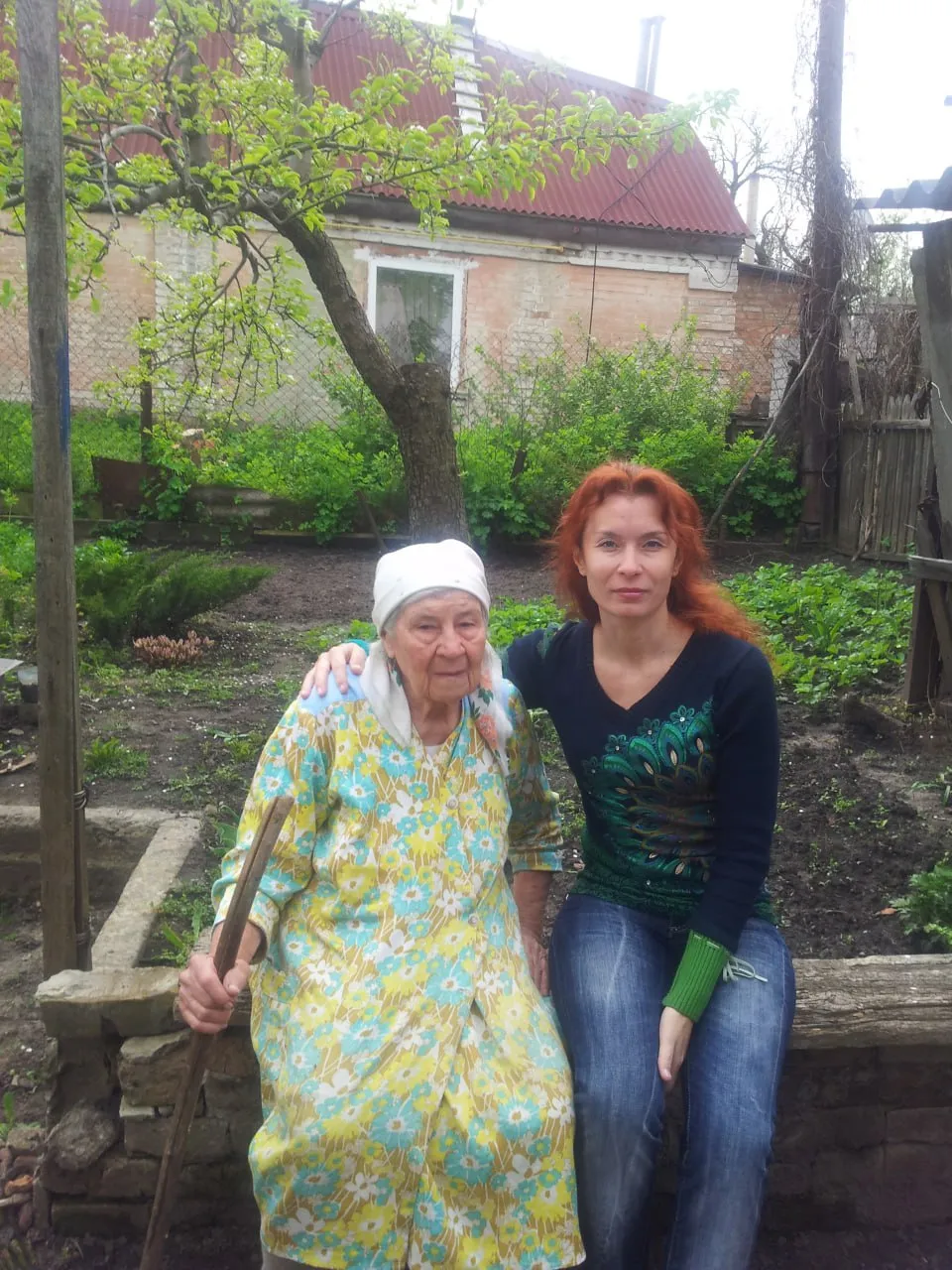 Анна с бабушкой Марией Васильевной