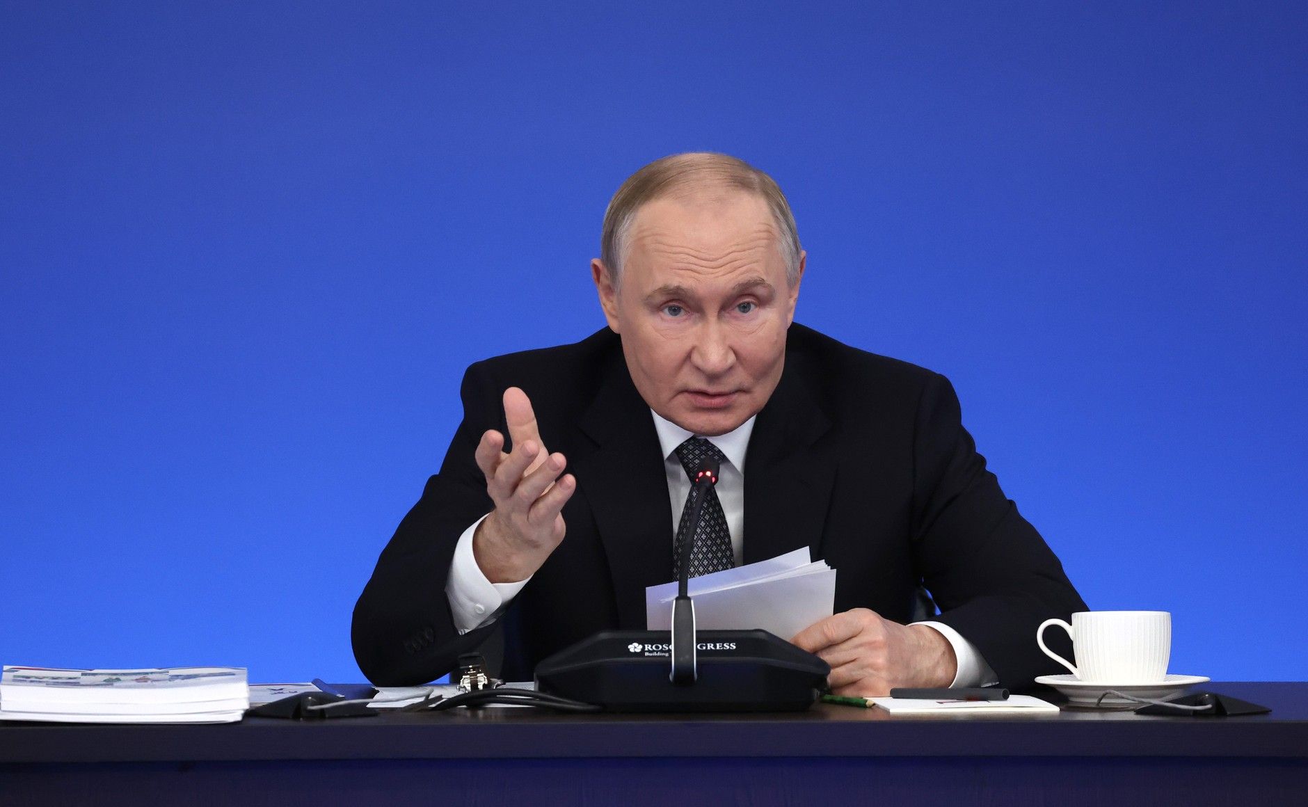 Российский диктатор Владимир Путин